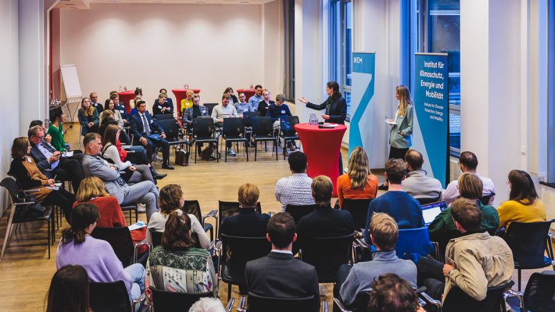 Dr. Camilla Bausch (Ecologic Institute) bei der IKEM-Jahrestagung 2022