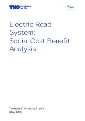 Cover der Studie Electric Road System Social Cost-Benefit-Analysis