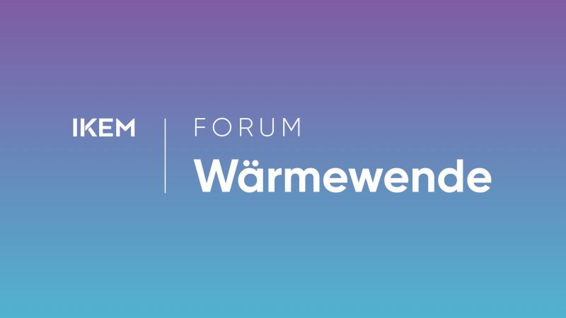 Visual für das Forum Wärmewende