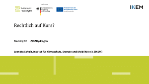 Cover des Vortrags "Rechtlich auf Kurs"